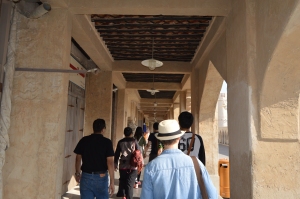 Other people with us on the Doha City Tour, at Souq Al Waqif